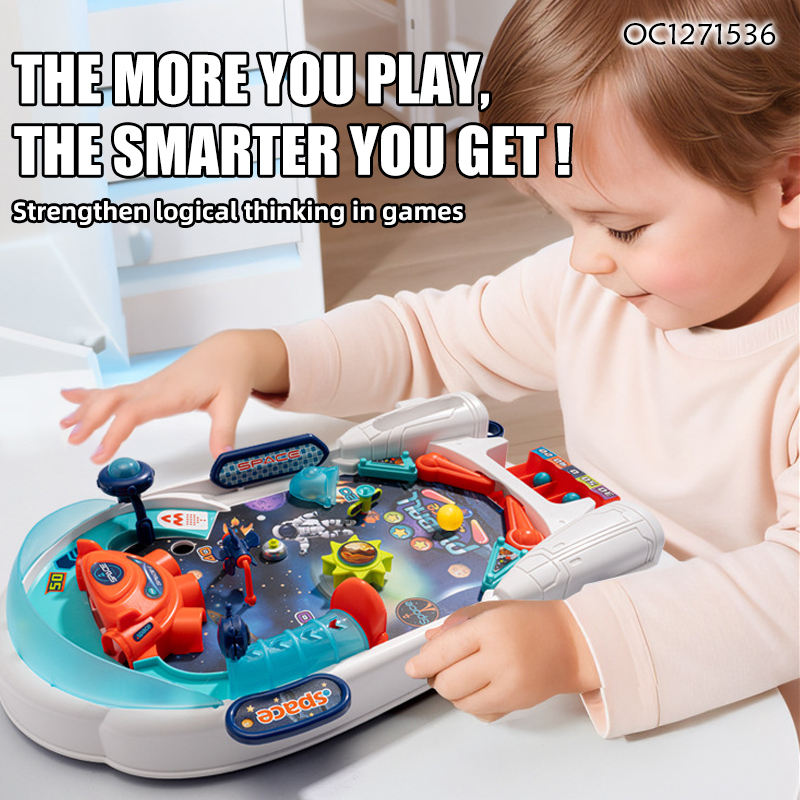 Kids Pinball Ball Launcher Interactive Stress Relief Game