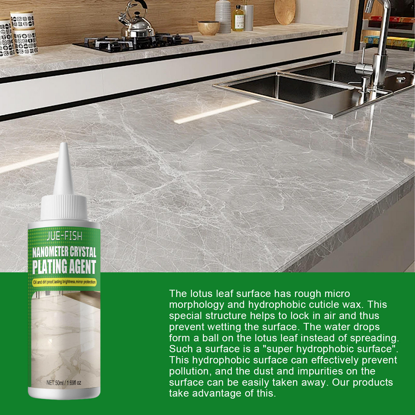 Nano Marble & Floor Polish – Scratch Repair & Surface Refurbishment Agent (50ml)