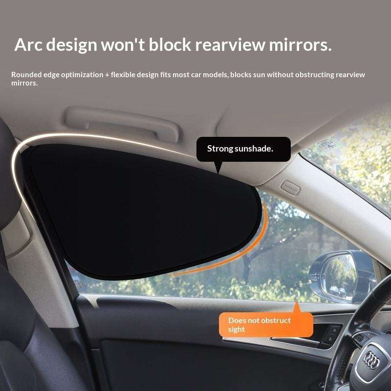Auto Sunshade Shield – Electrostatic Heat-Insulating Car Window Curtain