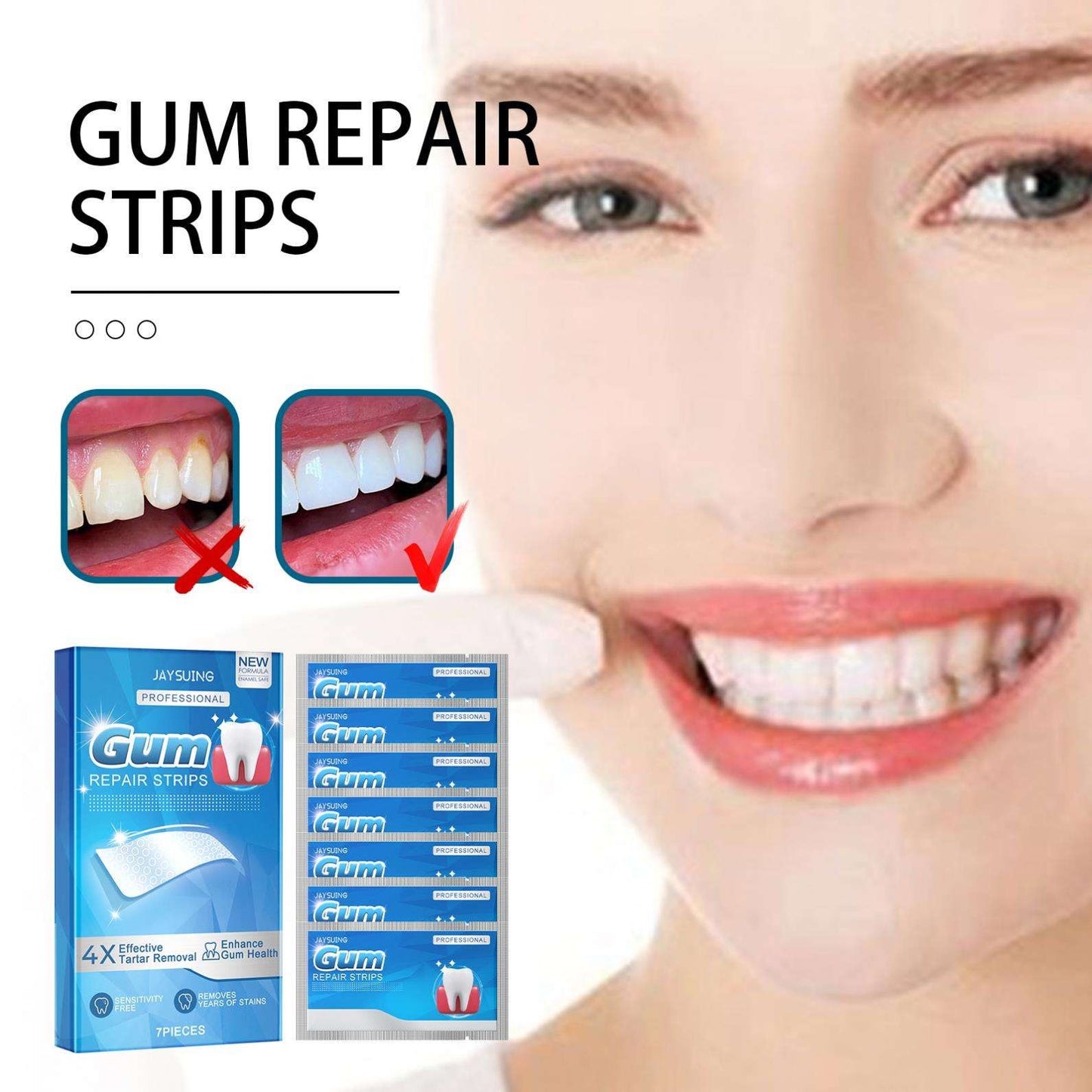 Gum Restoration Whitening Strips