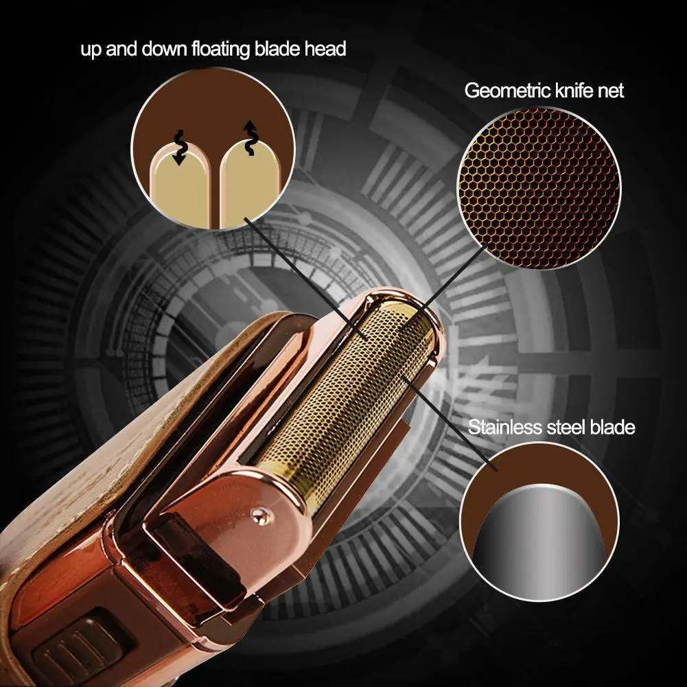 Electric Razor – Precision Shaving with Leather Case