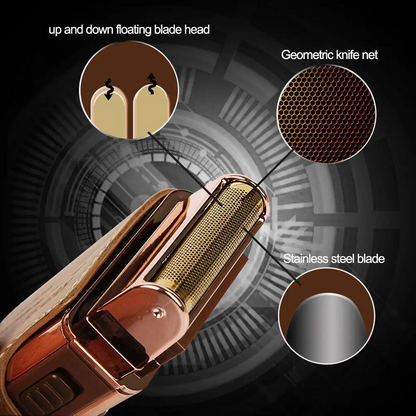 Electric Razor – Precision Shaving with Leather Case
