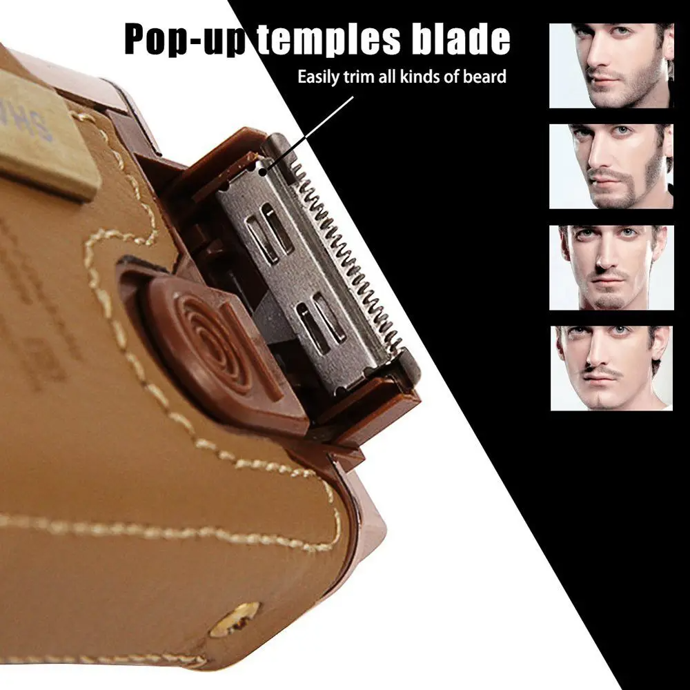 Electric Razor – Precision Shaving with Leather Case