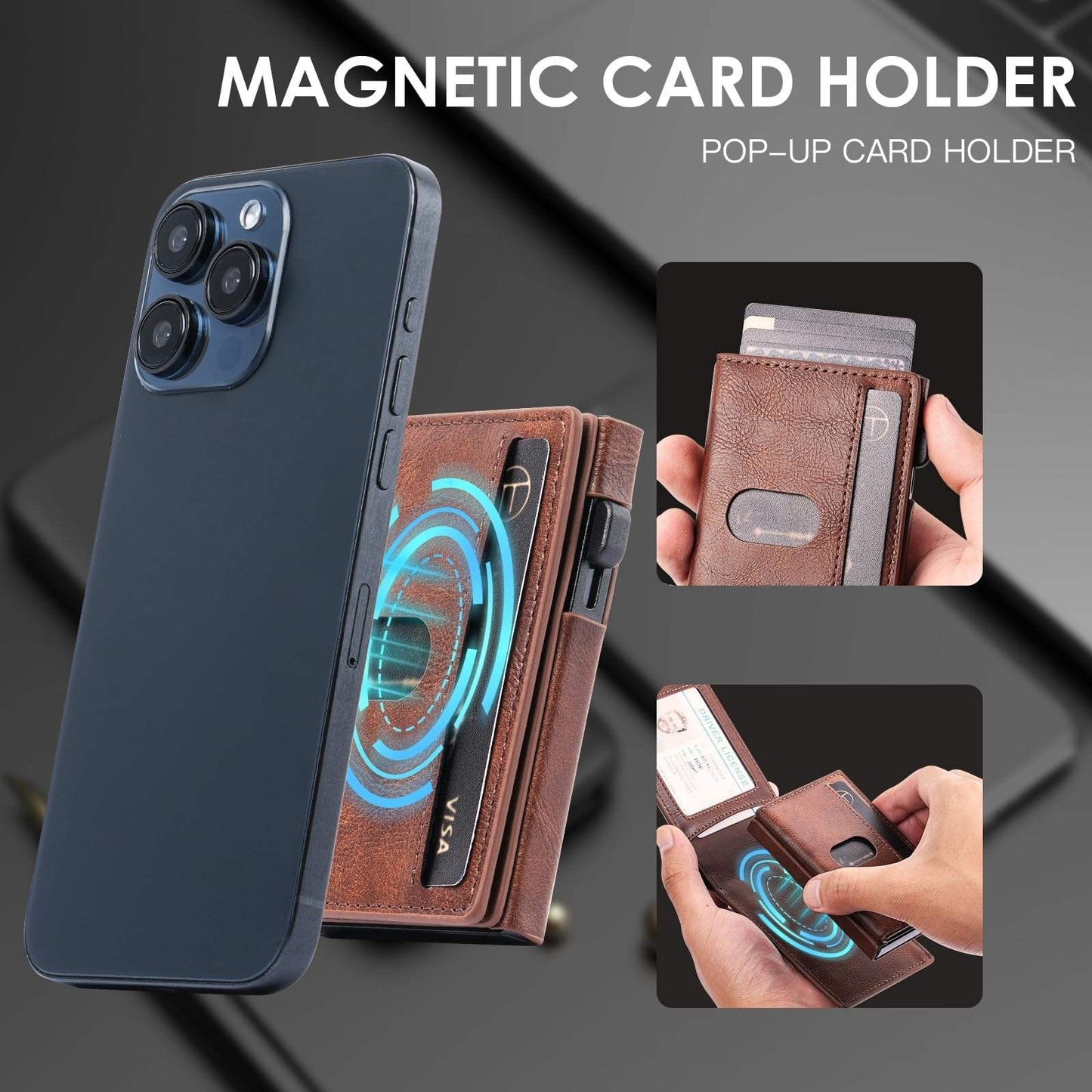 RFID Leather Card Holder – Secure, Stylish & Compact