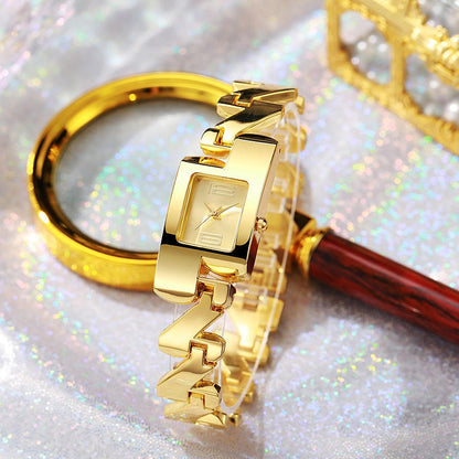 Vintage Style Square Quartz Watch
