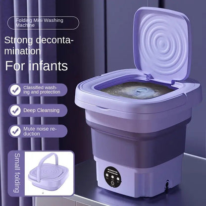 Mini Portable Washing Machine — Clean Clothes Anywhere