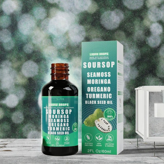 Organic 10-in-1 Soursop Drops – Natural Herbal Liquid Supplement