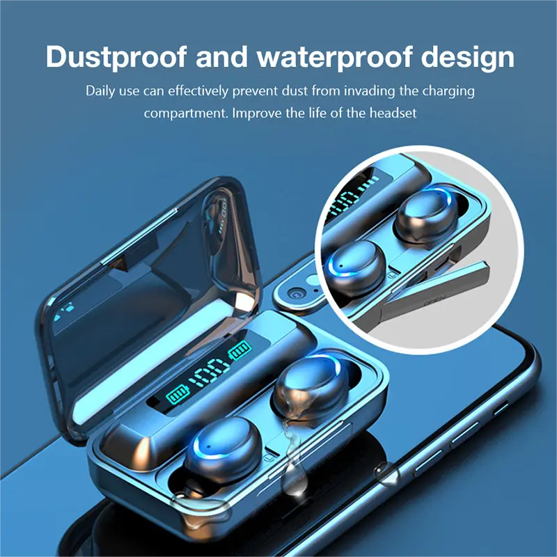 Earbuds with 3000mAh Powerbank – Hi Fi Sound & Bluetooth