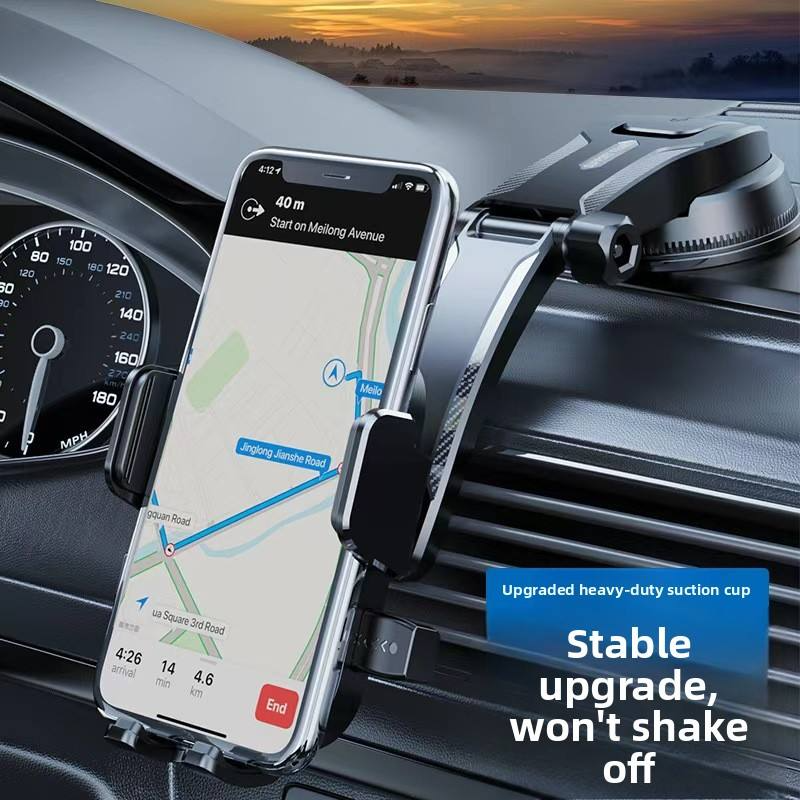 Car Phone Holder – Foldable Rotatable Dashboard & Center Console Mount