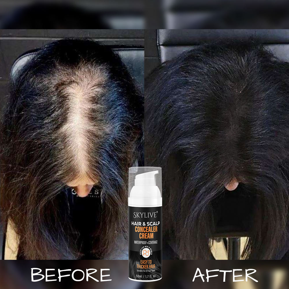 Instant Hair Concealer Cream – Quick Gray Coverage & Fuller Look