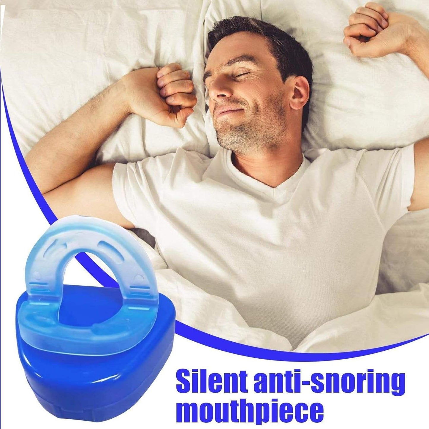 Anti-Snoring Mouthpiece – Sleep Aid Mouth Guard for Quiet Nights