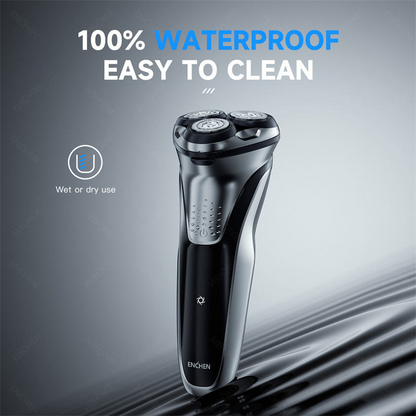 Men’s Portable Electric Rotary Shaver – Triple Blade Face Grooming System
