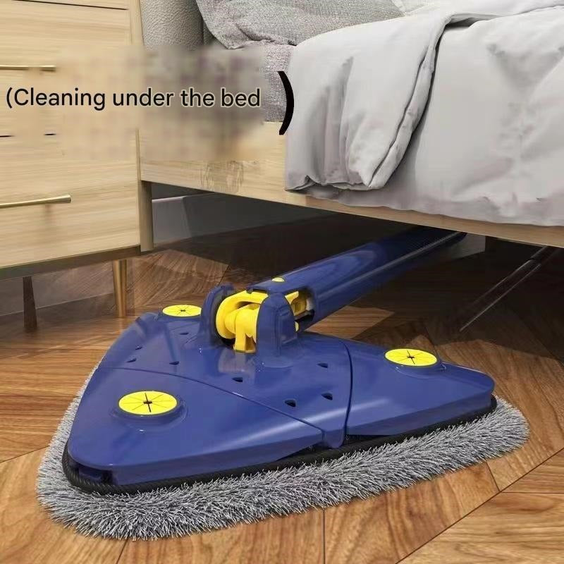 360° Rotating Triangular Mop – Effortless Corner & Edge Cleaning