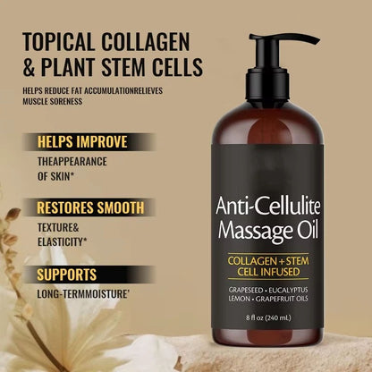 Anti Cellulite Massage Oil – Collagen Infused Moisturizing Body Oil