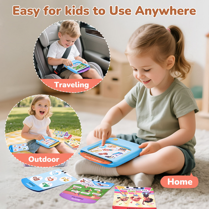 Talking English Learning Card Machine – Audible Educational Toy for Kids