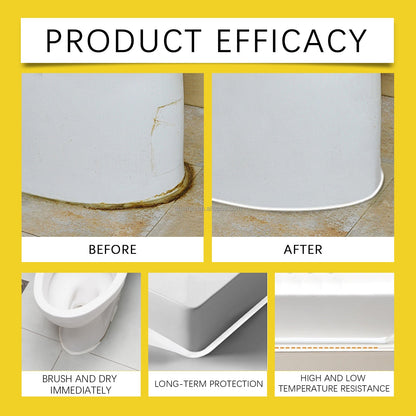 Waterproof White Caulk with Scraper – Easy DIY Sealing & Crack Repair
