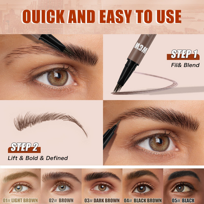 Natural Liquid Brow Pen – Waterproof Microblading Eyebrow Pencil