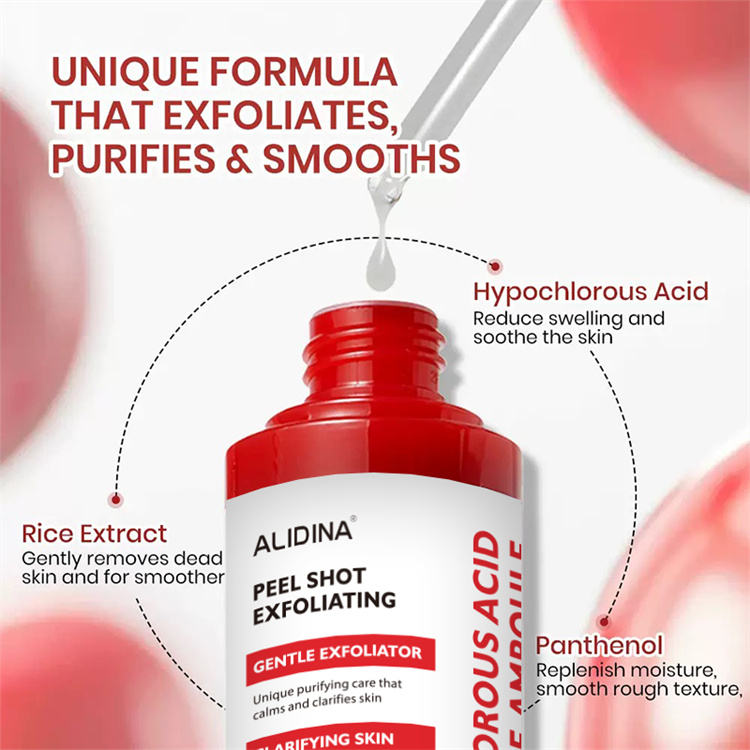 Hypochlorous Acid & Rice Peel Spray – Vitamin C Anti-Aging Exfoliating Mist