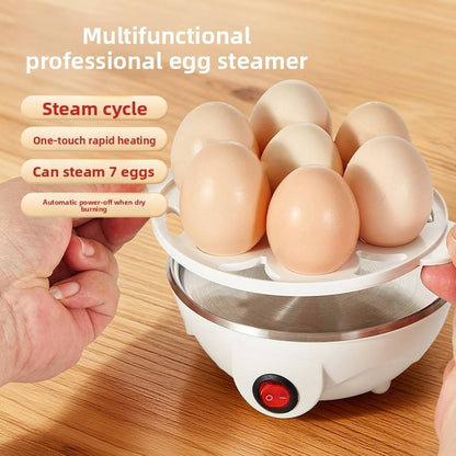 Electric Egg Boiler Steamer – Triple Layer with Auto Power-Off