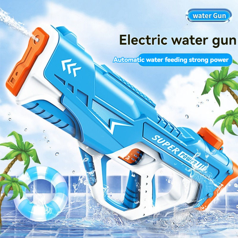 Electric Water Gun Long-Range Water Blaster for Summer Outdoor Fun
