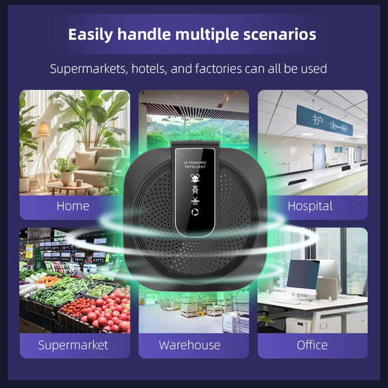 Ultrasonic Pest Repeller – Intelligent Electronic Rat & Mosquito Repellent