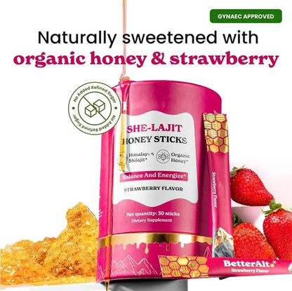 SHELAJIT Honey Sticks – Natural Honey Blend for Daily Wellness