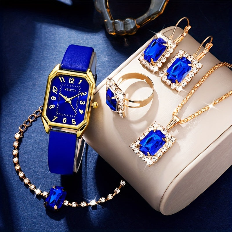 Vintage Elegance Watch and Jewelry Set