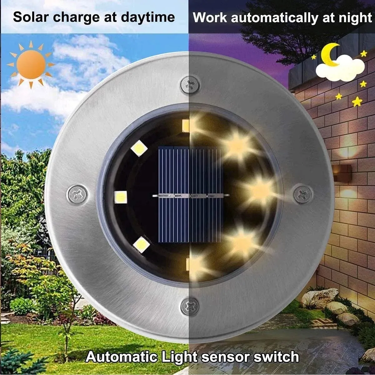 Solar Ground Lights – Waterproof Outdoor Pathway Illumination