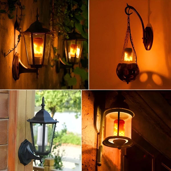 LED Flame Effect Bulb – Realistic Flickering Light for a Warm