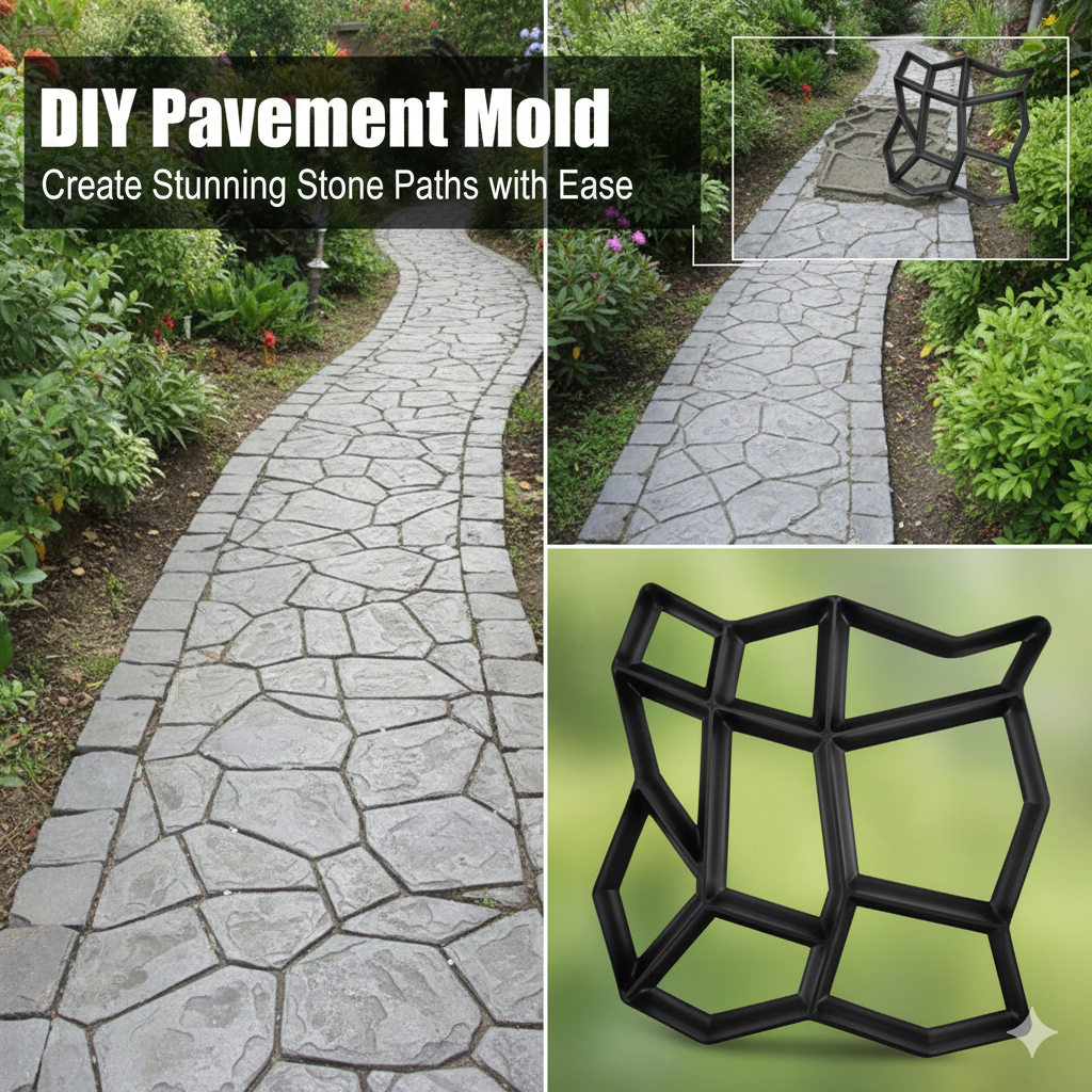 DIY Pavement Mold – Create Stunning Stone Paths with Ease