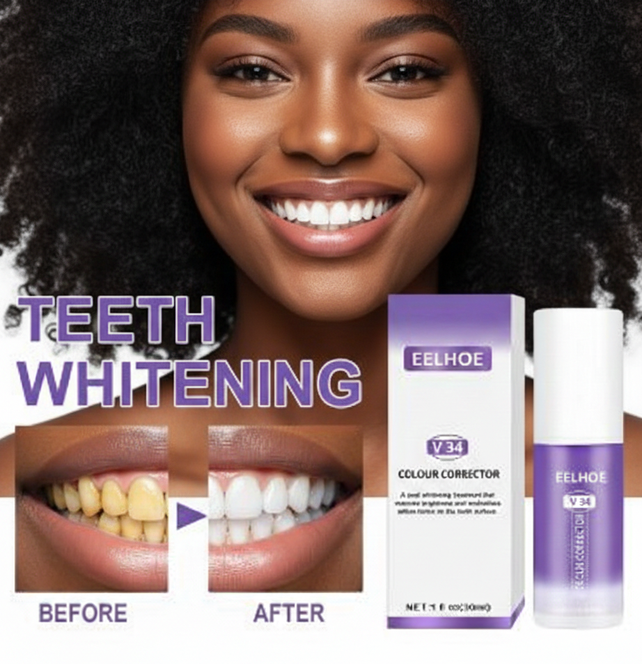 Teeth Color Corrector Serum – Instant Brightening with Purple Color-Correction