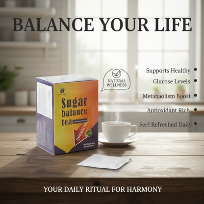 Natural Organic Sugar Balance Tea – Herbal Health Tea for Women & Men