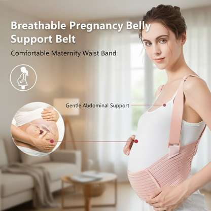 Breathable Pregnancy Belly Support Belt – Comfortable Maternity Waist Band