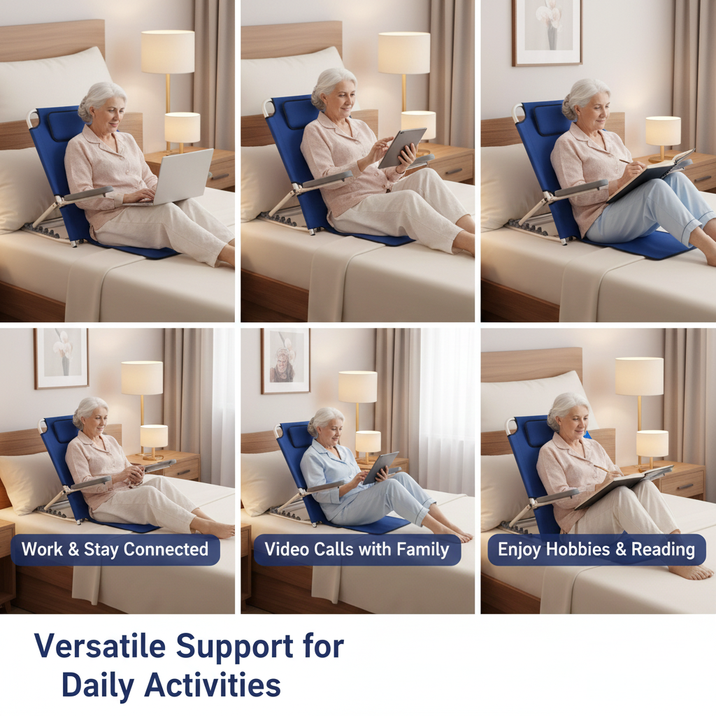 Adjustable Elederly Patients Bed Backrest for Home & Hospital