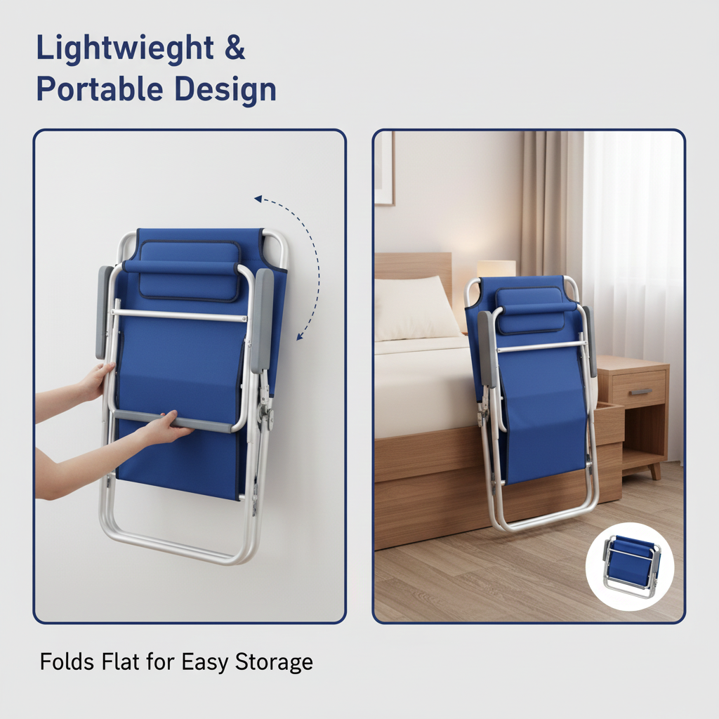 Adjustable Elederly Patients Bed Backrest for Home & Hospital
