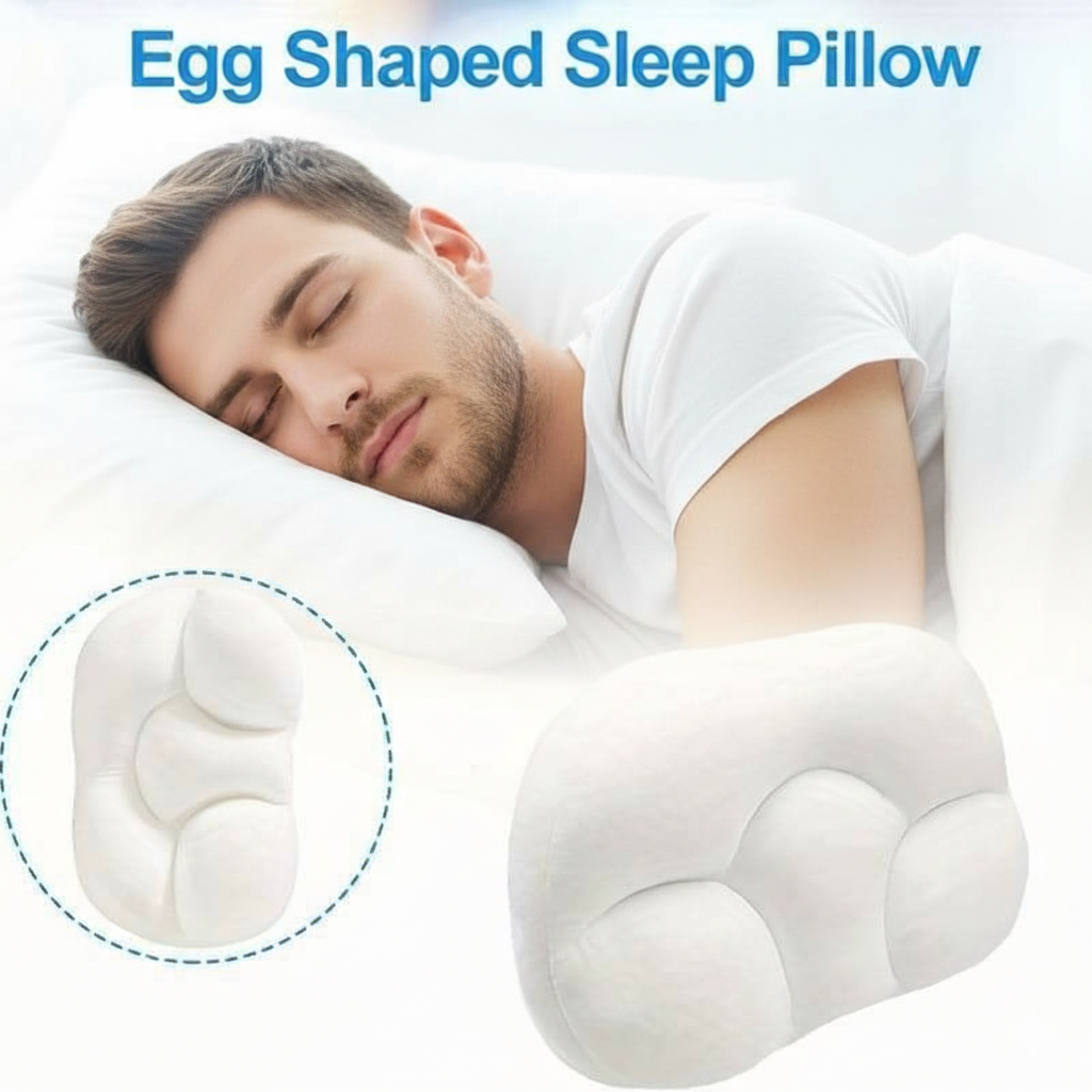 Egg Cloud Pillow – Soft Egg Sleeper Lash & Rest Pillow