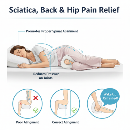 Heart-Shaped Slow Rebound Leg Pillow