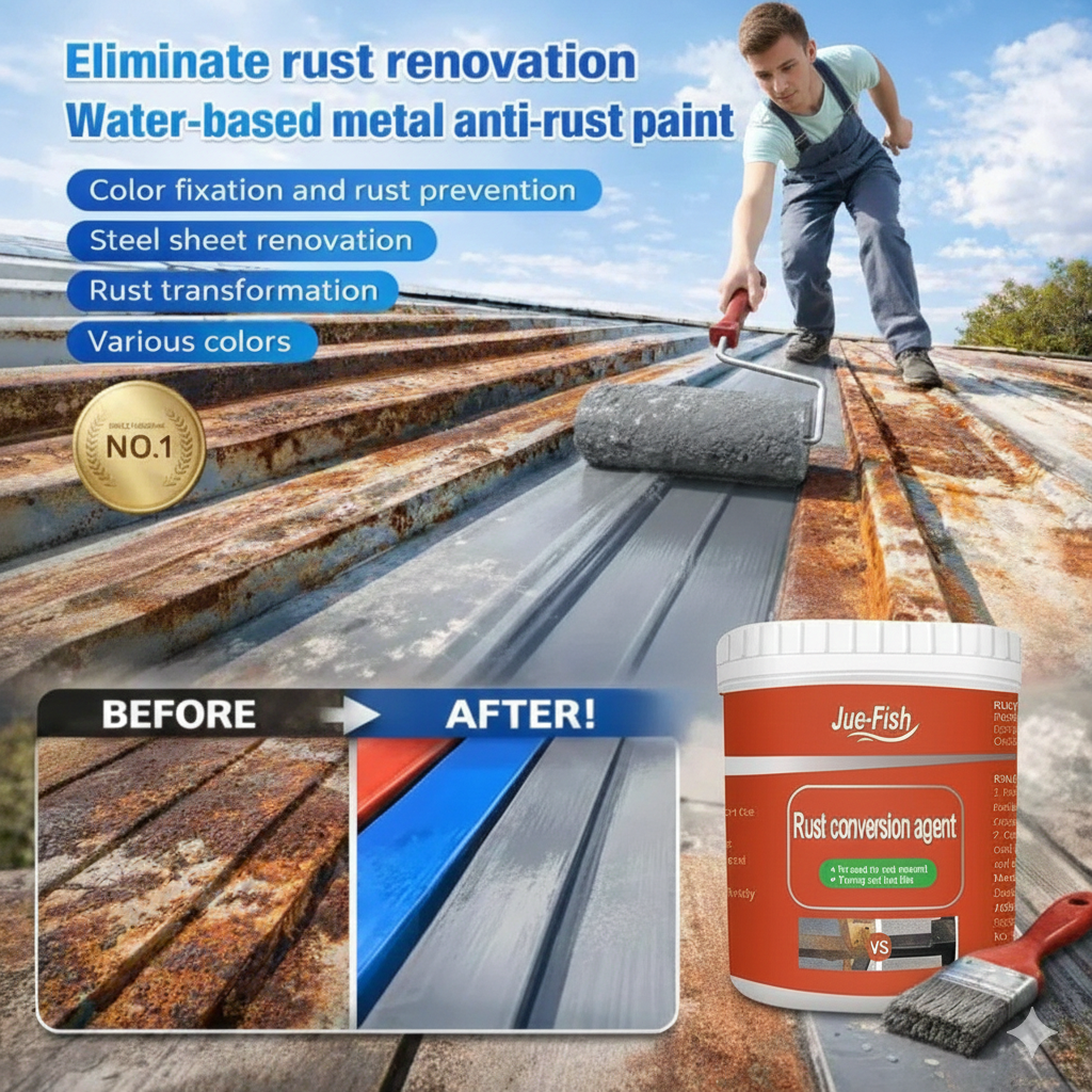 Metal Anti-Rust Paint Cream – Anti-Corrosion Refurbish & Descale Care