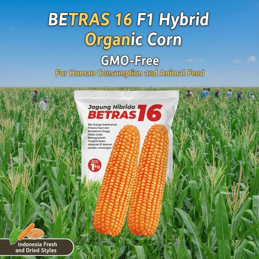 BETRAS 16 F1 Hybrid Corn — GMO-Free Organic Seeds