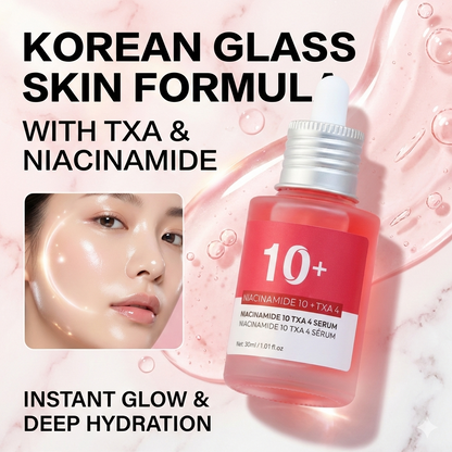 Hyaluronic Glow Serum – Korean Glass Skin Formula with TXA & Niacinamide