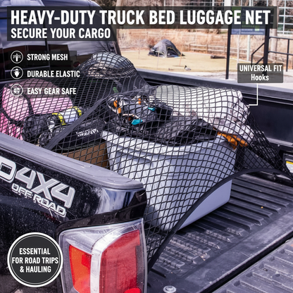 Heavy-Duty Truck Bed Luggage Net