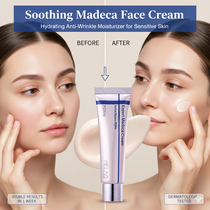 Soothing Madeca Face Cream – Hydrating Anti-Wrinkle Moisturizer for Sensitive Skin