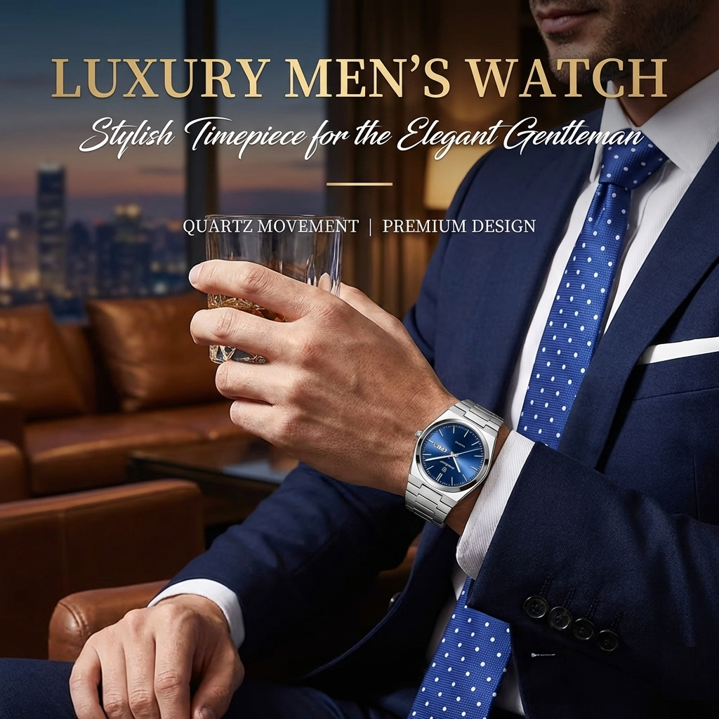 Luxury Men’s Watch – Stylish Timepiece for the Elegant Gentleman