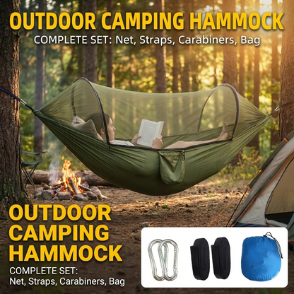 Outdoor Camping Hammock — Travel Hammock with Mosquito Net