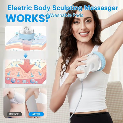 Electric Body Sculpting Massager — 3 Washable Pads