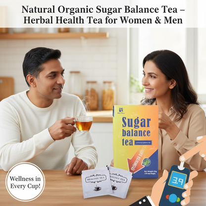 Natural Organic Sugar Balance Tea – Herbal Health Tea for Women & Men