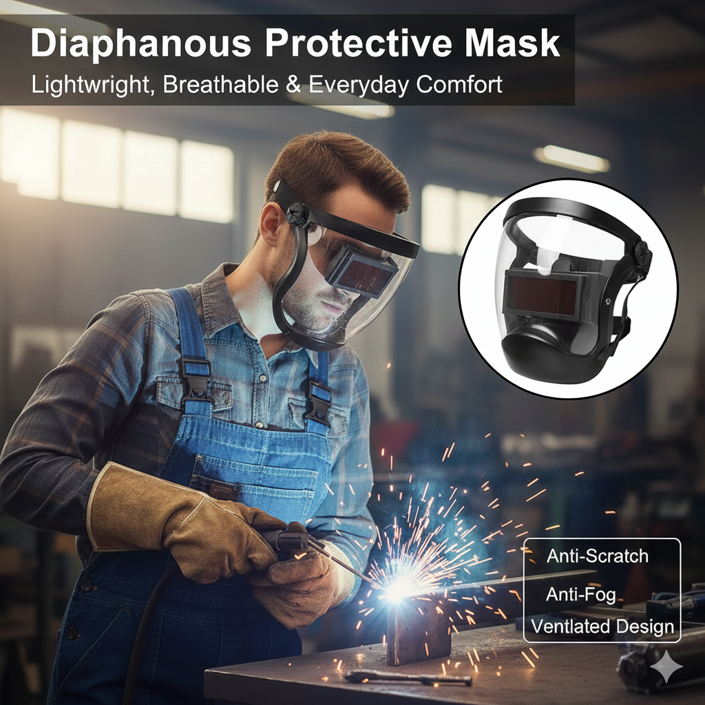 Diaphanous Protective Mask – Lightweight, Breathable & Everyday Comfort