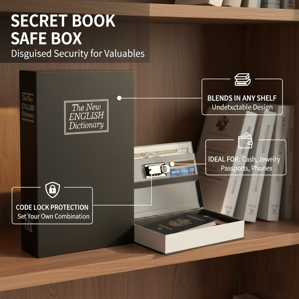 Secret Book Safe Box — Hidden Security in Plain Sight