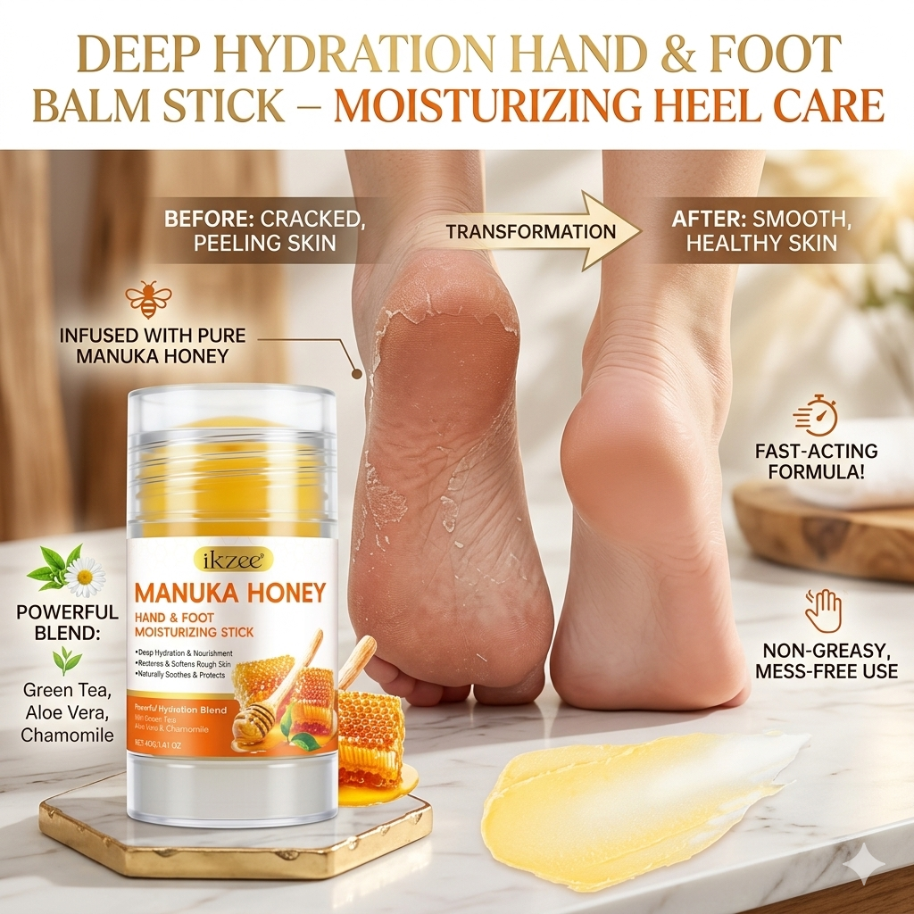 Deep Hydration Hand & Foot Balm Stick – Moisturizing Heel Care