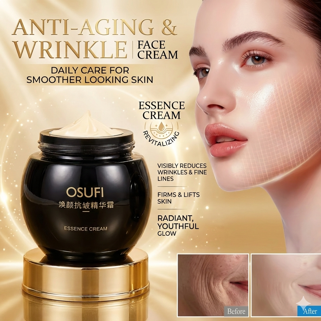 Anti Aging & Wrinkle Cream – Daily Care for Smoother Looking Skin